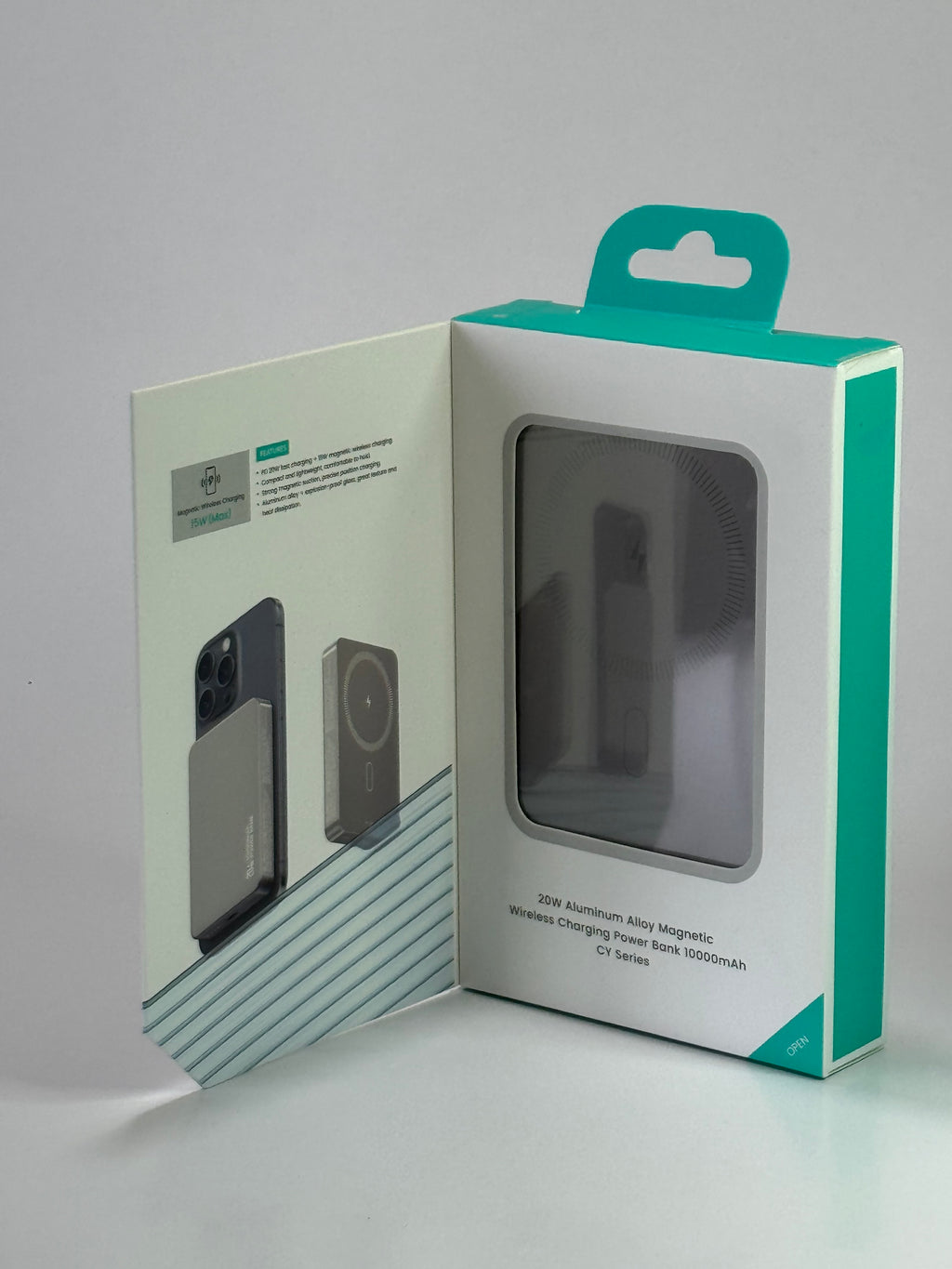 Power Bank 10.000 mhA 20w carga inalámbrica magnética