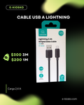 CABLE USB A LIGHTNING